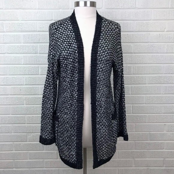 Caslon Sweaters - Caslon Cardigan Sweater Open Front Open Knit SP